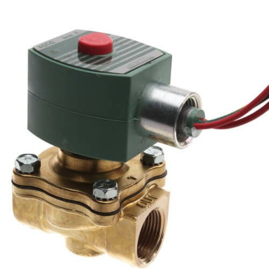 Valves Asco RedHat Pilot Operated Solenoid Valves | 3/4" Normally Closed Solenoid Valve, 5 Cv (24V)