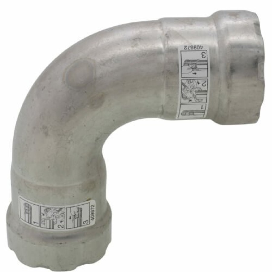 Plumbing Viega Megapress 304 Stainless Steel Fittings | 1" Megapress 304 Stainless Steel 90-Degree Elbow