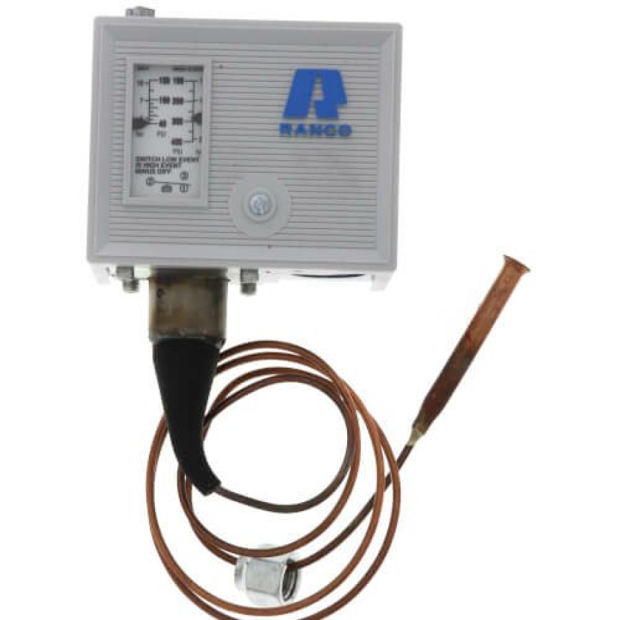 Hvac Ranco Pressure Controls | High Pressure Refrigeration Control W/ 36" Capillary (100-400 Psi)