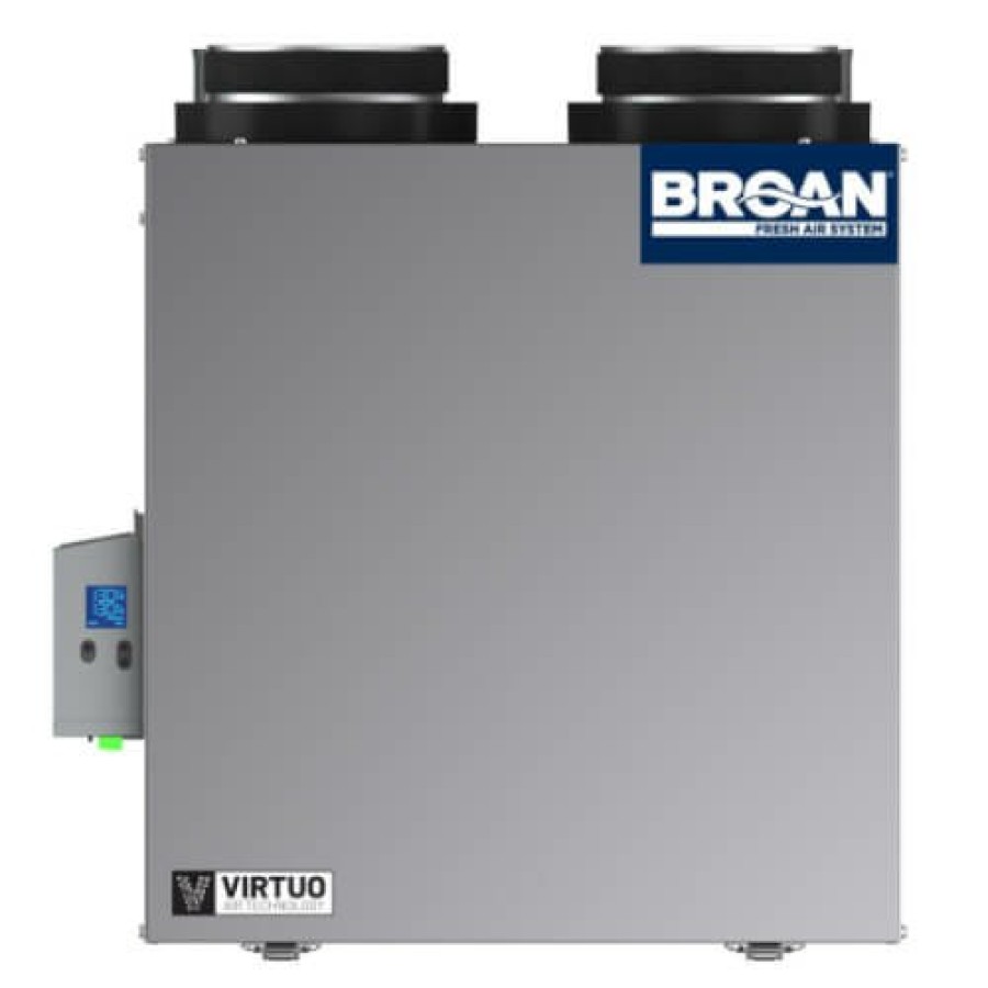 Hvac Broan Broan Heat Recovery Ventilators | 250 Cfm He Series High Efficiency Heat Recovery Ventilator W/ Top Ports