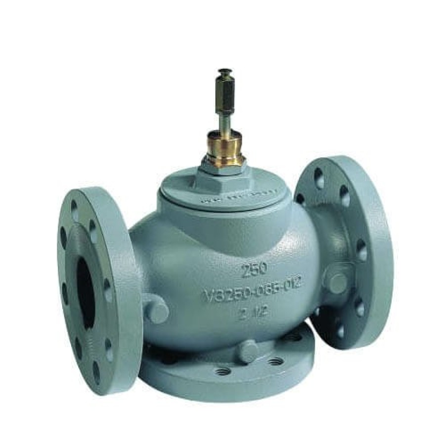 Hvac Honeywell Honeywell Diverting Valves | 4" Three-Way Flanged Diverting Valve W/ Linear Flow