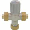 Heating Resideo Braukmann Mixing Valves | 1/2" Lead Free Union Sweat Mixing Valve, 70-145F