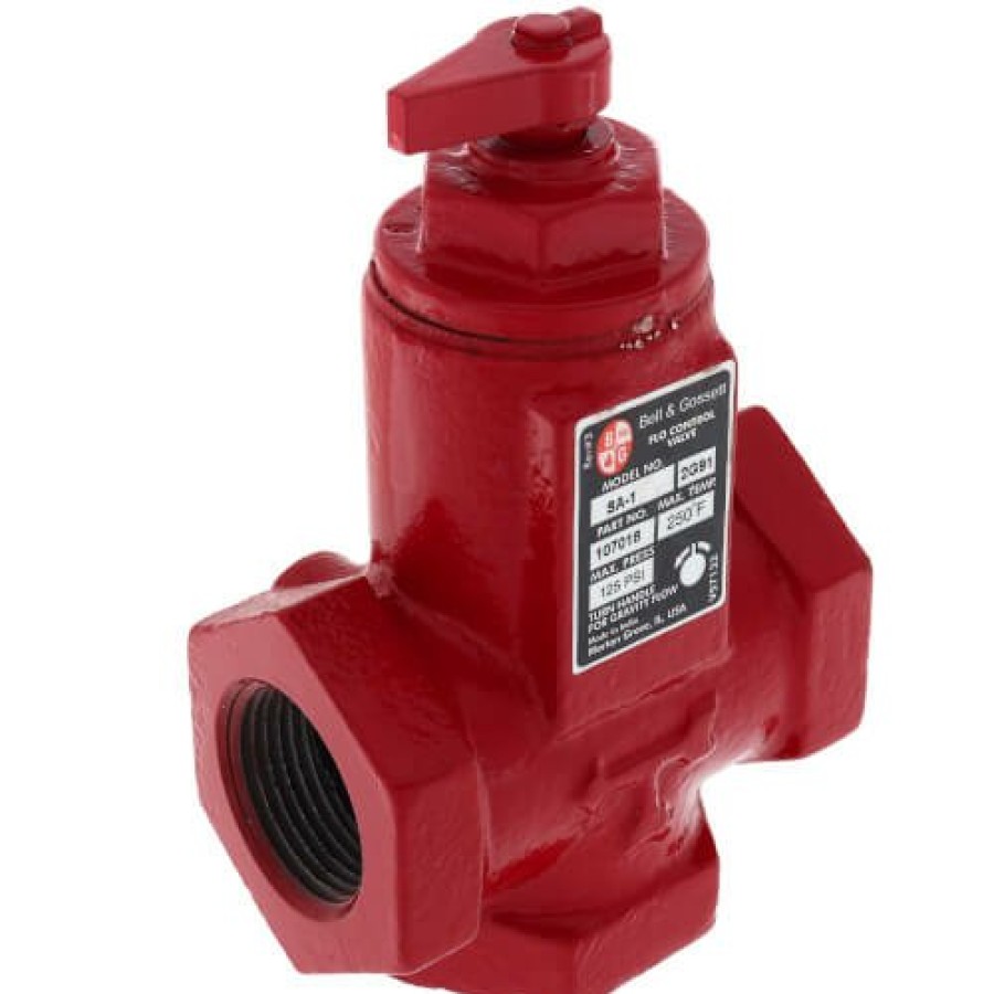 Heating Bell & Gossett Flow Valves | 1" Straight-Angle Flow Control