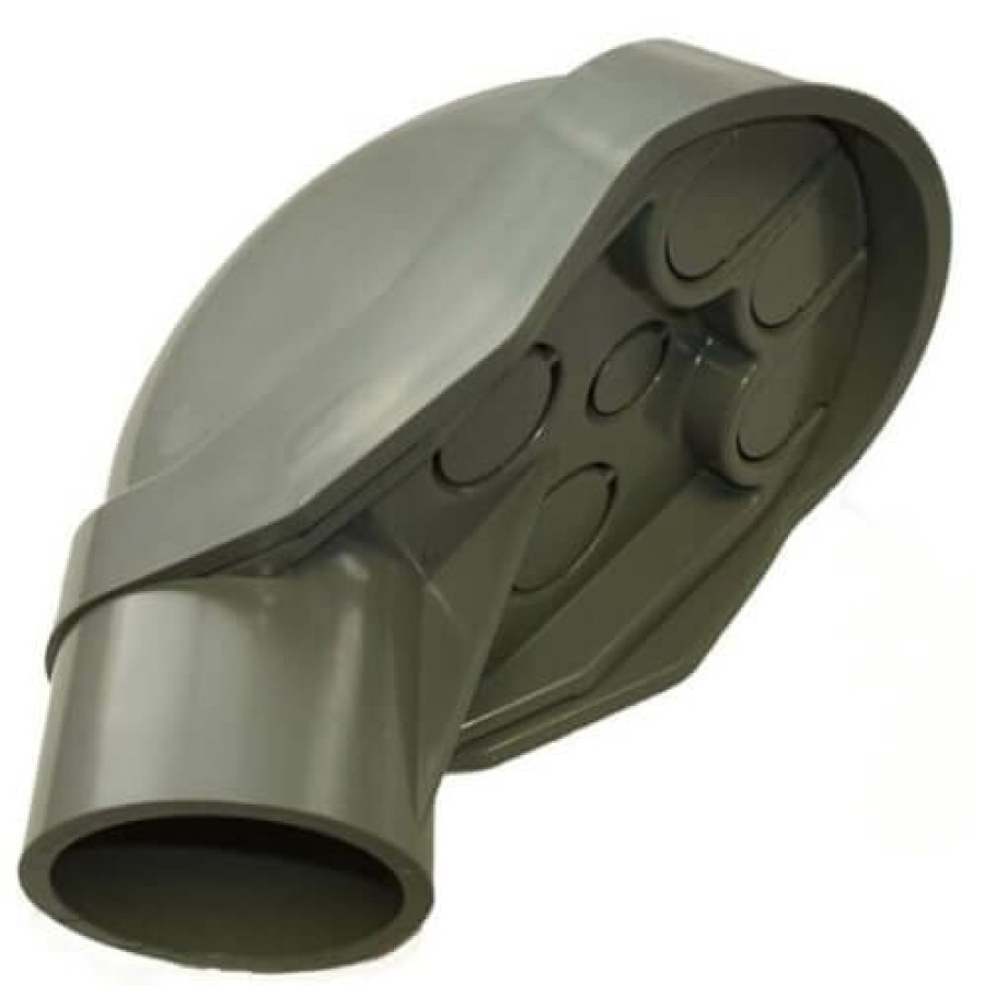 Fittings Carlon Electrical Pvc Fittings | 3" Pvc Service Entrance Cap (Gray)