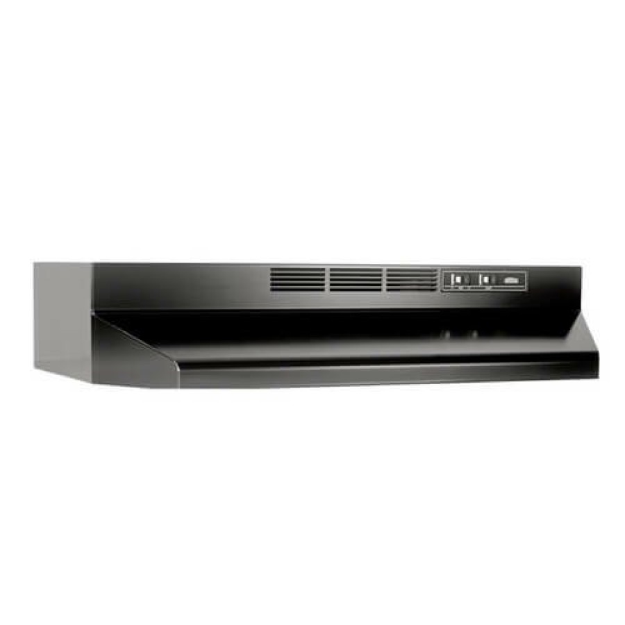 Hvac Broan | 30" Black, 2 Speed Under Cabinet Range Hood