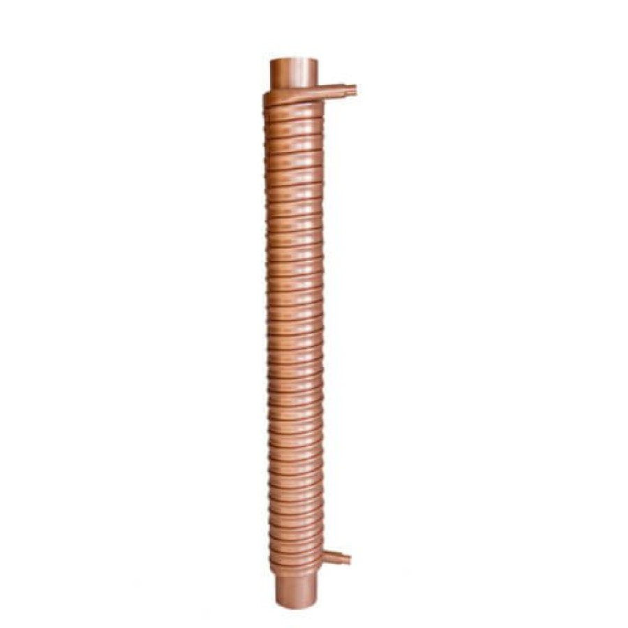 Plumbing ThermoDrain Thermodrain Drain Water Heat Recovery | 52.1% Efficiency, 3" X 50" X 3/4" Drain Water Heat Recovery, 2 Drain Couplings & 2 Installed Pex Fittings