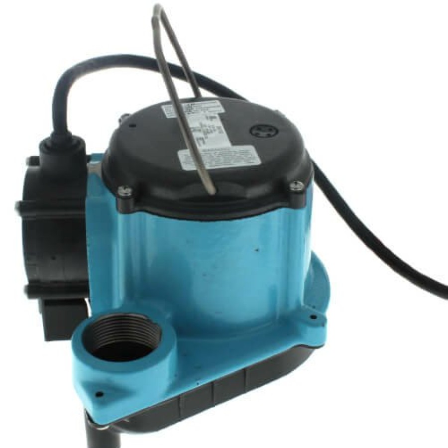 Plumbing Little Giant Sump Pumps | 6-Cia-Ml, 115V 1/3 Hp, 45 Gpm - Automatic Submersible Sump Pump, 10Ft Power Cord