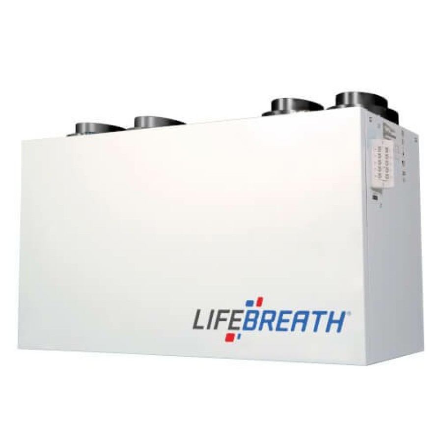 Hvac LifeBreath Lifebreath Heat Recovery Ventilators | Rnc 205 Residential Heat Recovery Ventilator, Recirculating Defrost, 179 Cfm