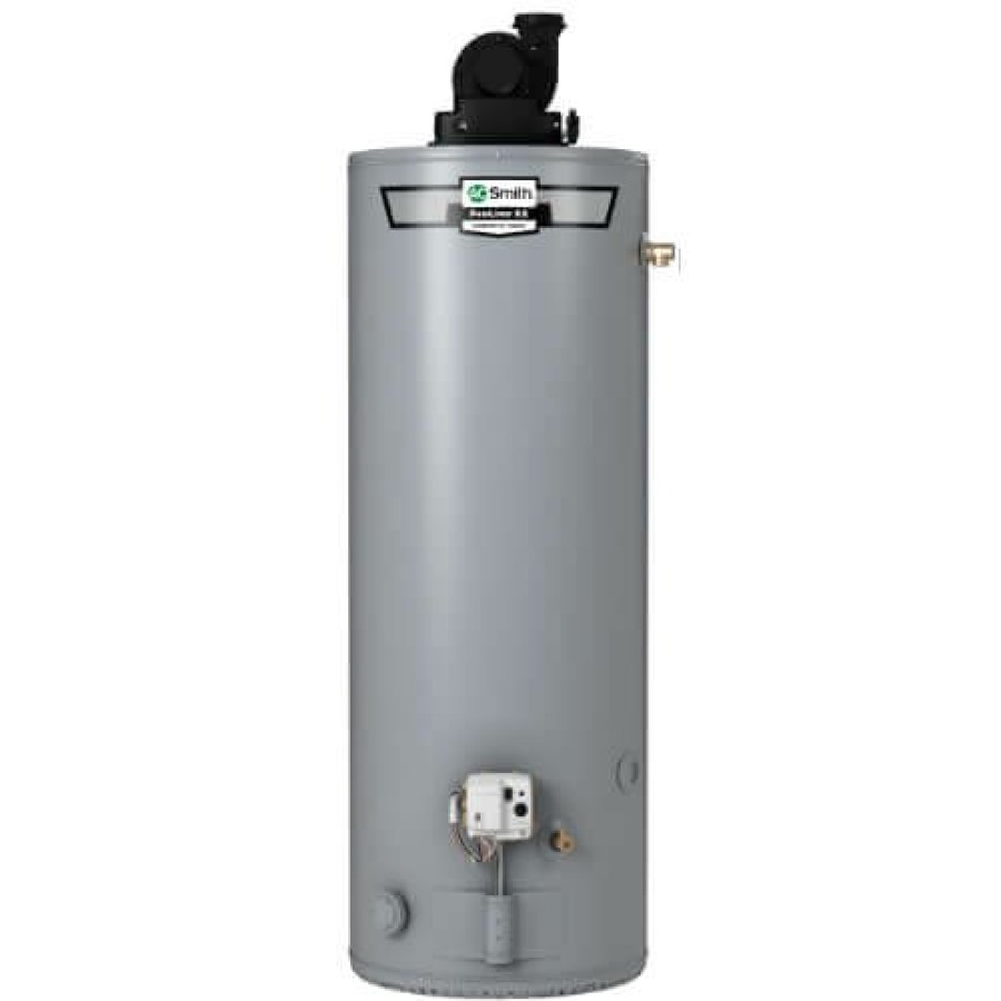 Plumbing AO Smith Residential Water Heaters | 50 Gallon Gpvt-50 50,000 Btu Proline Xe Power Vent Residential Gas Water Heater - Tall (Lp)