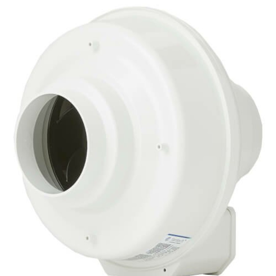 Hvac Fantech Fantech Ventilation Fans | Fr Series Round Inline Exhaust Fan, 4" Duct (120 Cfm)