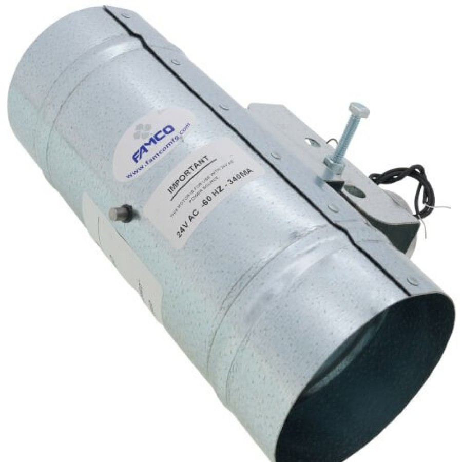 Hvac Fantech Fantech Makeup Air Systems | 14" Normally Closed Shut-Off Damper With Motor (24V)