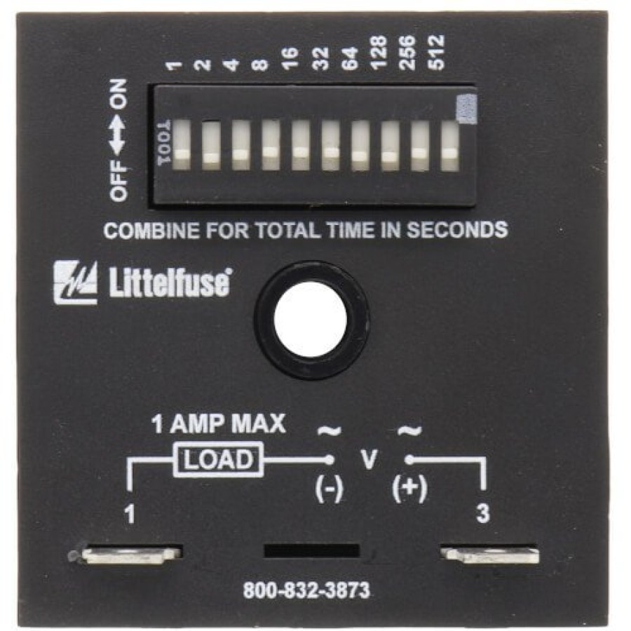 Electrical Littelfuse Time Delays | 1 To 1023 Sec. Solid State Delay-On-Make Time Delay (100-240V)