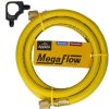 Hvac Appion Appion Tools | 3/8" Megaflow High-Speed Recovery Hose, 6', 1/4" X 1/4" Flare (Yellow)