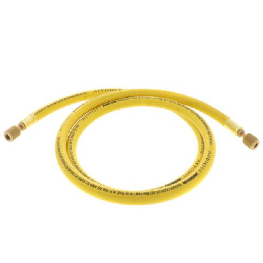 Hvac Appion Appion Tools | 3/8" Megaflow High-Speed Recovery Hose, 6', 1/4" X 1/4" Flare (Yellow)