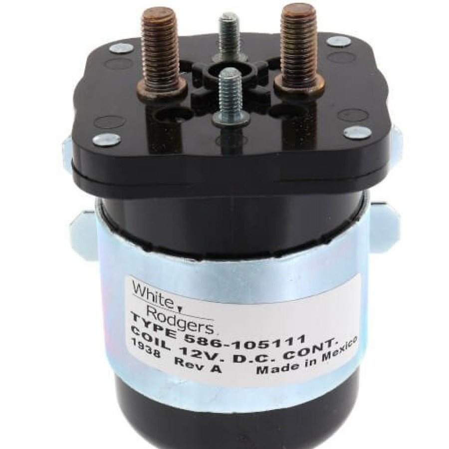 Electrical White Rodgers Solenoids | Solenoid, Spno, 12 Vdc Isolated Coil, Normally Open Continuous Contact Rating 200 Amps, Inrush 600 Amps