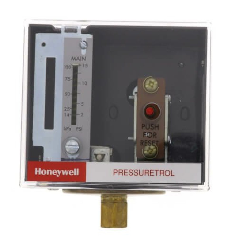 Heating Honeywell Pressuretrols | Pressuretrol Controller, Manual Reset, 2 Psi To 15 Psi