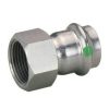 Plumbing Viega Propress 316 Stainless Steel Fittings | 2" Female Propress 316 Stainless Steel Adapter