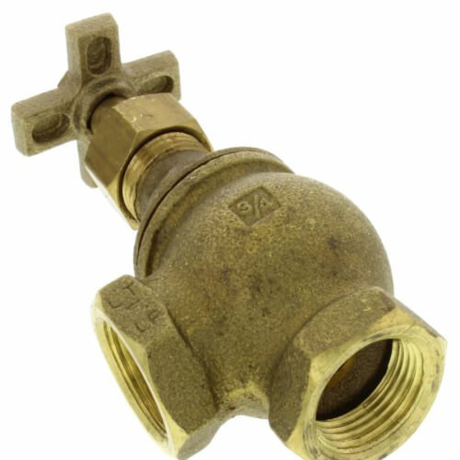 Plumbing Matco-Norca Globe Valves | 2" Threaded Brass Angle Globe Valve (Lead Free)