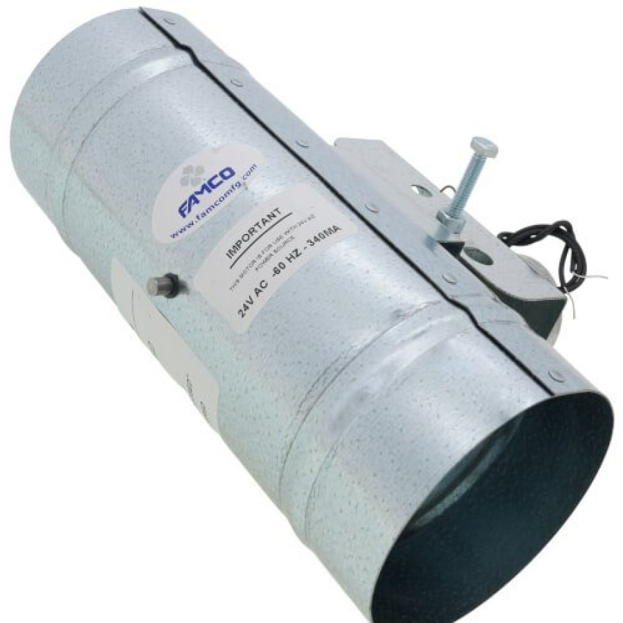 Hvac Fantech Fantech Makeup Air Systems | 8" Normally Closed Shut-Off Damper With Motor (24V)