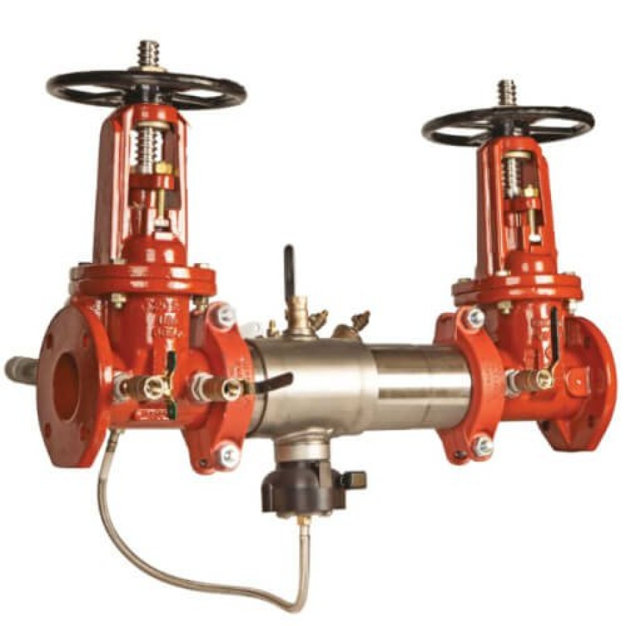 Plumbing Watts Reduced Pressure Detector Assemblies | 3" 957Rpda-Osy-Cfm-Fs Reduced Pressure Detector Assembly W/ Flood Sensor Connectivity