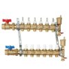 Pex Caleffi Caleffi Manifolds & Accessories | 1" Twistflow Manifold W/ Temp Gauge (6 Outlets)