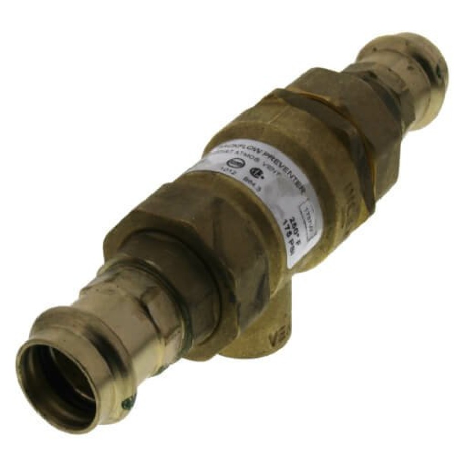 Plumbing Watts Dual Checks | 9Dm2, 3/4" Brass Dual Check Valve With Intermediate Atmospheric Vent (Copper Press)