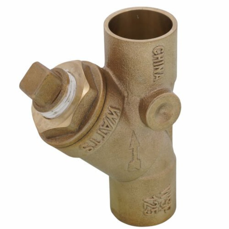 Valves Watts | 1" Lfs777Si Lead Free Brass Wye Strainer (Solder)