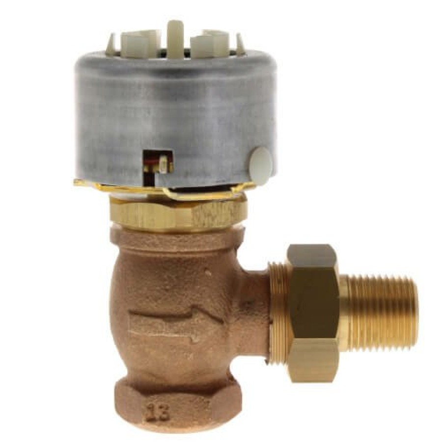 Heating Honeywell Pneumatic Radiator Valves | 1/2" Angle Npt Male Union Two-Way Unitary Valve (2 Cv)