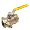 Heating Apollo Valves Gas Cocks | 1-1/4" Gas Shut-Off Ball Valve, 1/4" Tap (Dual Tapped)