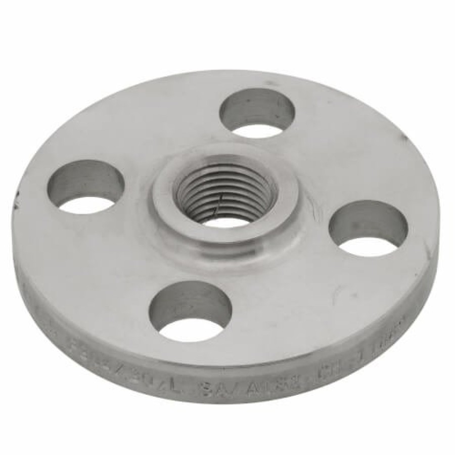 Plumbing Merit Brass Stainless Steel Ansi Flanges | 1/2" Stainless Steel Ansi Rf Threaded Flange