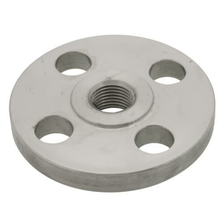 Plumbing Merit Brass Stainless Steel Ansi Flanges | 1/2" Stainless Steel Ansi Rf Threaded Flange