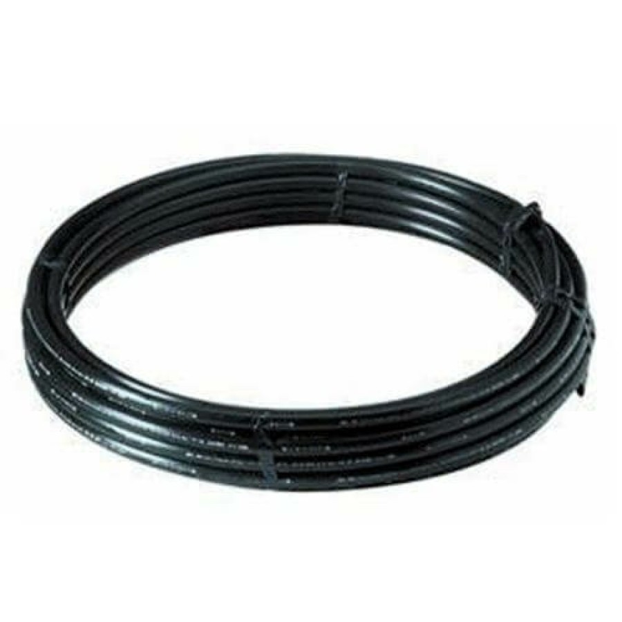 Plumbing Oil Creek Poly Pipe | 1-1/2" Black Aqua-Jet Poly Pipe, Pe-4710 - 125 Psi (100 Ft. Coil)