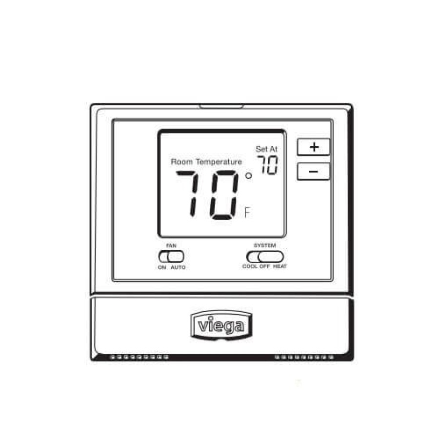 Pex Viega Viega Controls & Valves | Heat/Cool Non-Programmable Proradiant Thermostat