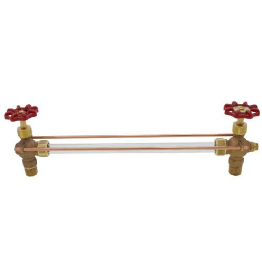 Heating Apollo Valves Steam Heating Specialties | 3/4" Heavy Aluminum Water Gauge W/ 16" Glass & Rod