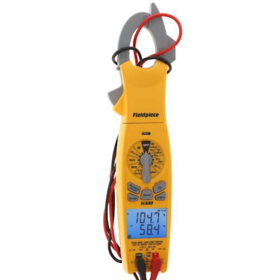 Electrical Fieldpiece Electrical Testers | Sc680, Wireless Power Clamp Meter W/ True Rms