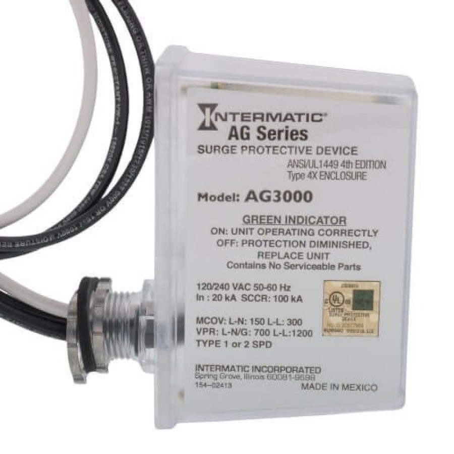 Electrical Intermatic | 1 Phase, Types 1 & 2 Spd Protection Ac Surge Protector (120/240V)