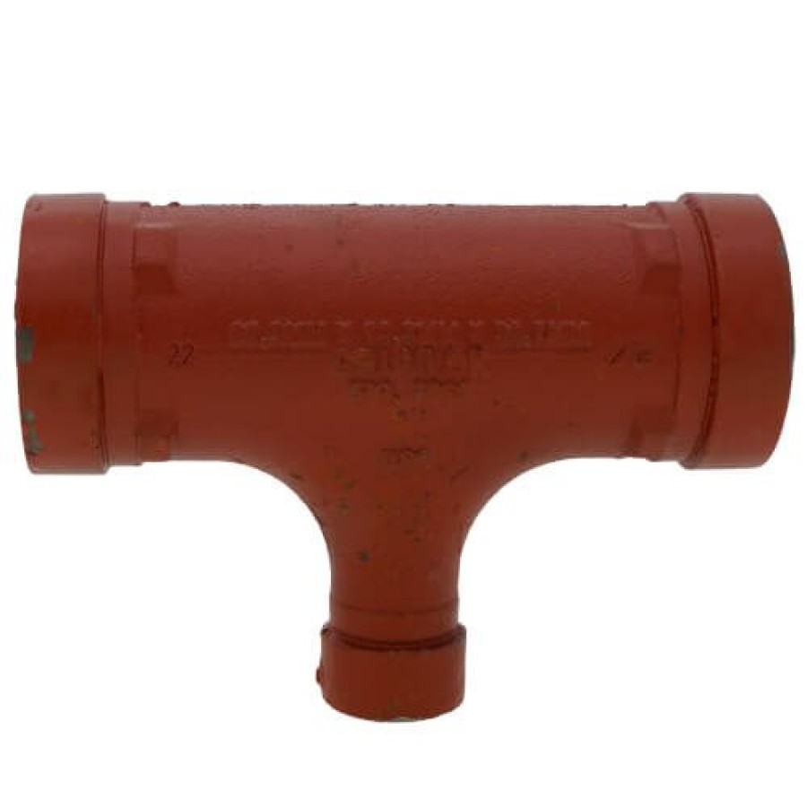 Plumbing Gruvlok Gruvlok Grooved Fittings | 2" X 2" X 1" 7061 Reducing Tee