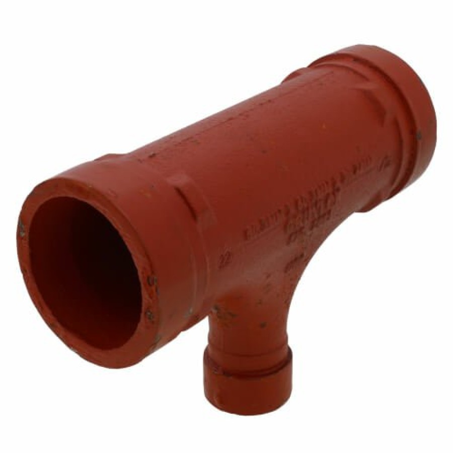 Plumbing Gruvlok Gruvlok Grooved Fittings | 2" X 2" X 1" 7061 Reducing Tee