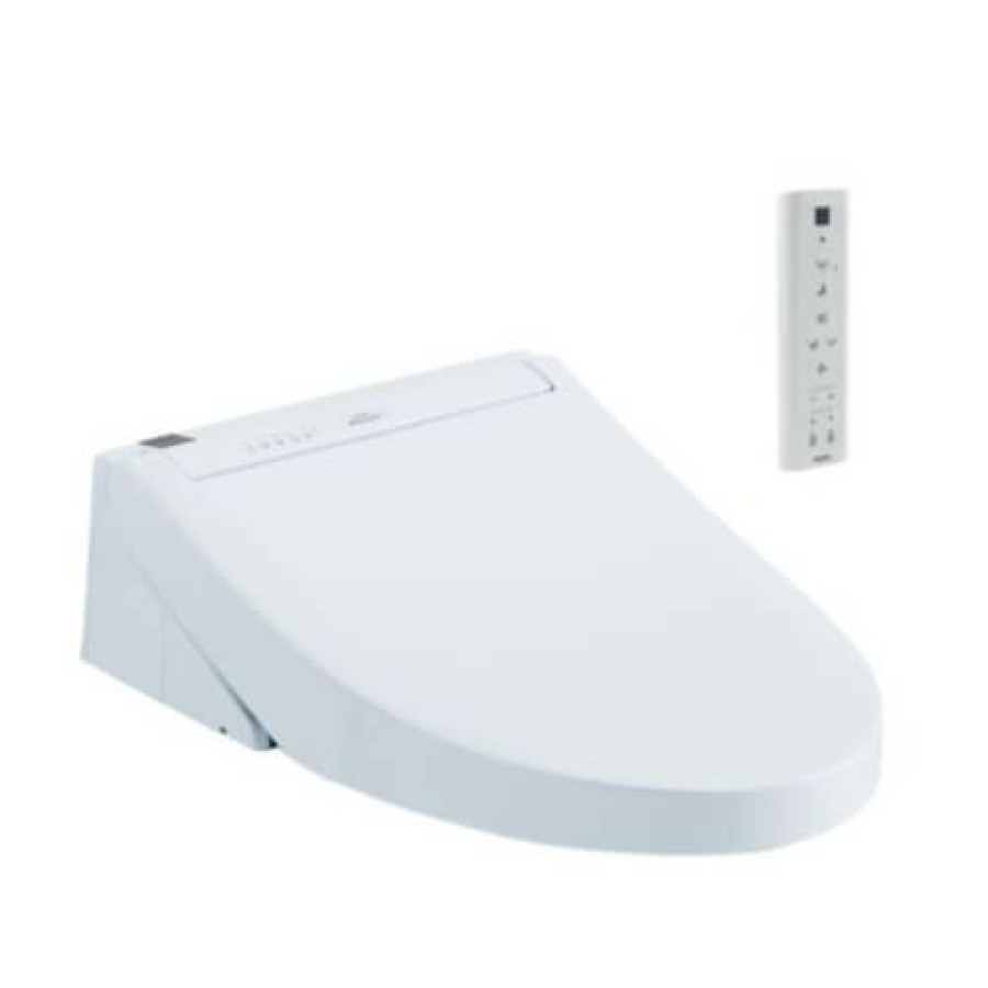 Plumbing TOTO Toilet Seats | C5 Washlet Electric Heated Bidet Toilet Seat For Elongated Toilet (Cotton White)