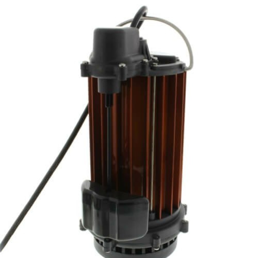 Plumbing Liberty Pumps Sump Pumps | 1/2 Hp Automatic Aluminum Submersible Sump Pump W/ Magnetic Vertical Float Switch - 115V - 10 Ft Cord