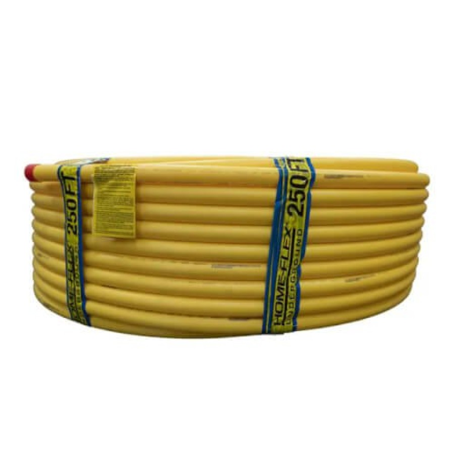 Heating Home-Flex Pe Gas Pipe | 3/4" Ips X 250 Ft. Yellow Medium Density Pe 2708 Gas Pipe (Sdr 11)