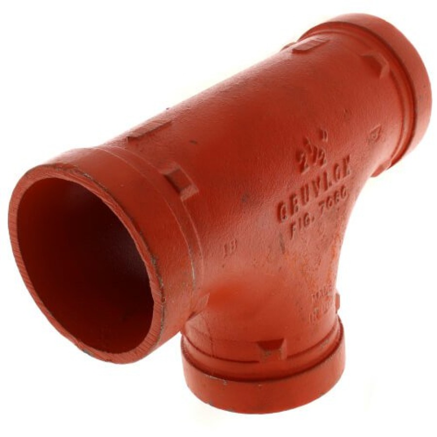 Plumbing Gruvlok Gruvlok Grooved Fittings | 2-1/2" 7060 Grooved Tee