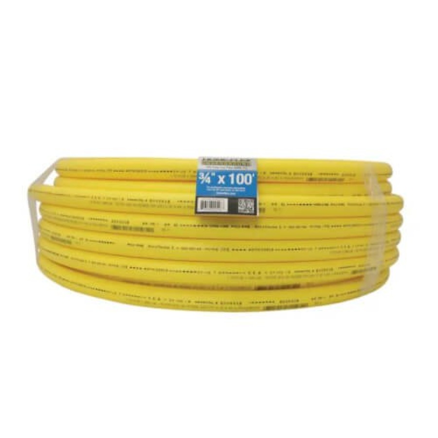 Heating Home-Flex Pe Gas Pipe | 3/4" Ips X 100 Ft. Yellow Medium Density Pe 2708 Gas Pipe (Sdr 11)