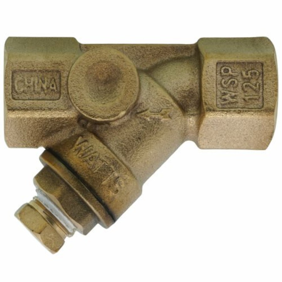 Valves Watts | 1/2" Lf777Si Lead Free Brass Wye Strainer (Threaded)