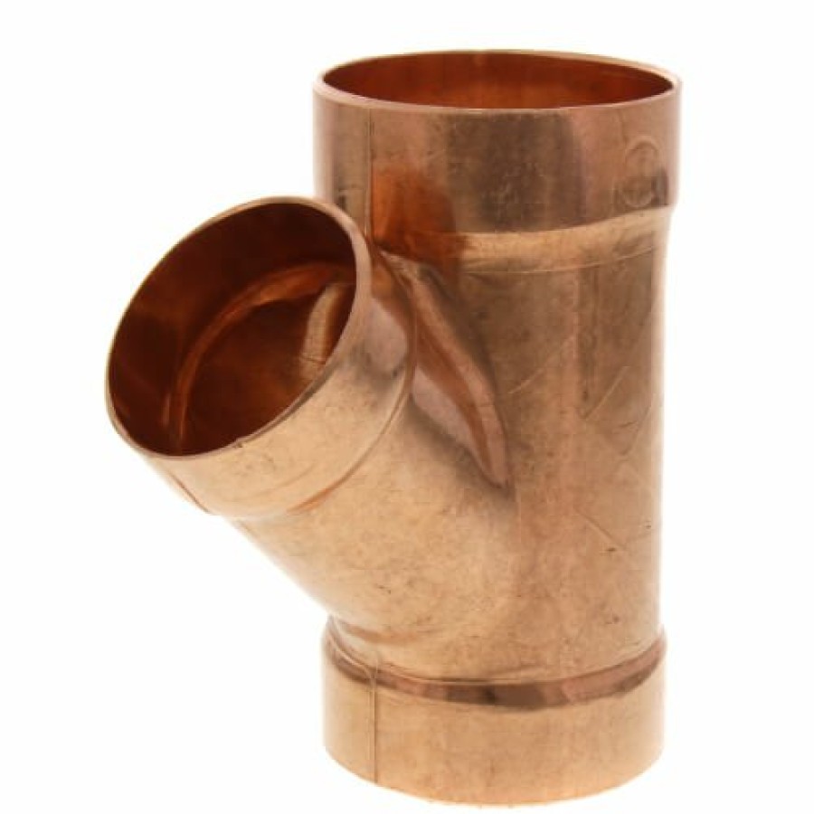 Plumbing Elkhart Copper Dwv Fittings | 2" X 2" X 1-1/2" Wrot Copper Dwv Wye