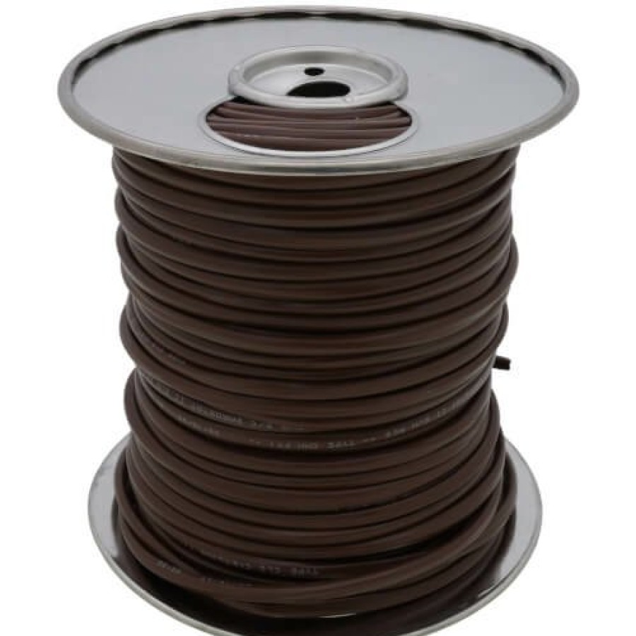 Electrical Southwire | 250 Ft. Spool - 18/8 Solid Southwire Cl2 (Non Plenum) Brown Thermostat Cable