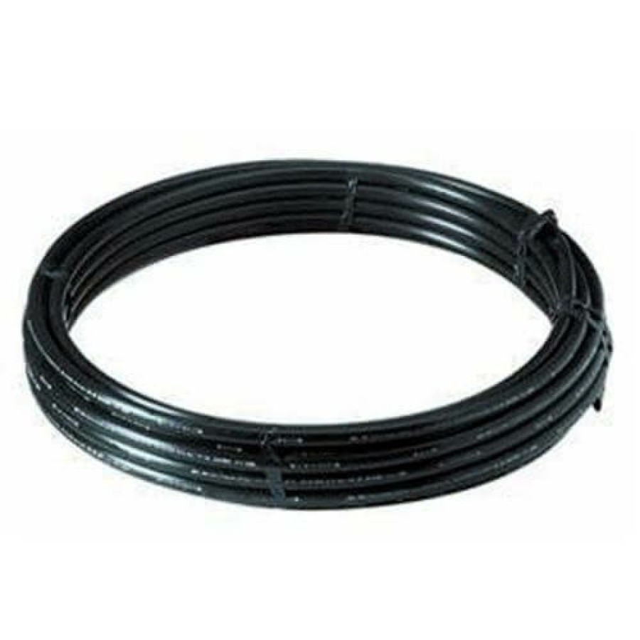 Plumbing Oil Creek Poly Pipe | 1" Black Aqua-Jet Poly Pipe, Pe-4710 - 160 Psi (100 Ft. Coil)