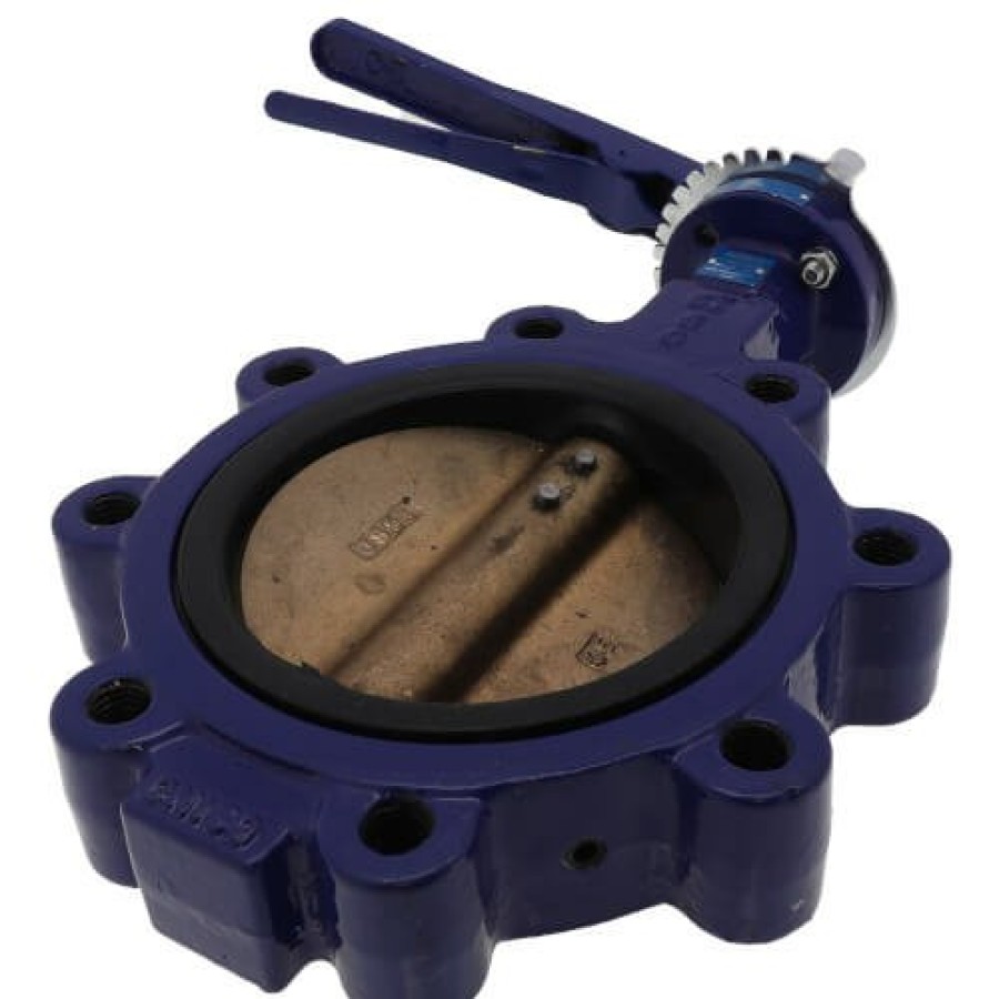 Plumbing Nibco Butterfly Valves | 6" Lug Cast Iron Butterfly Valve, Epdm Cartridge, Lever Handle (200 Psi)