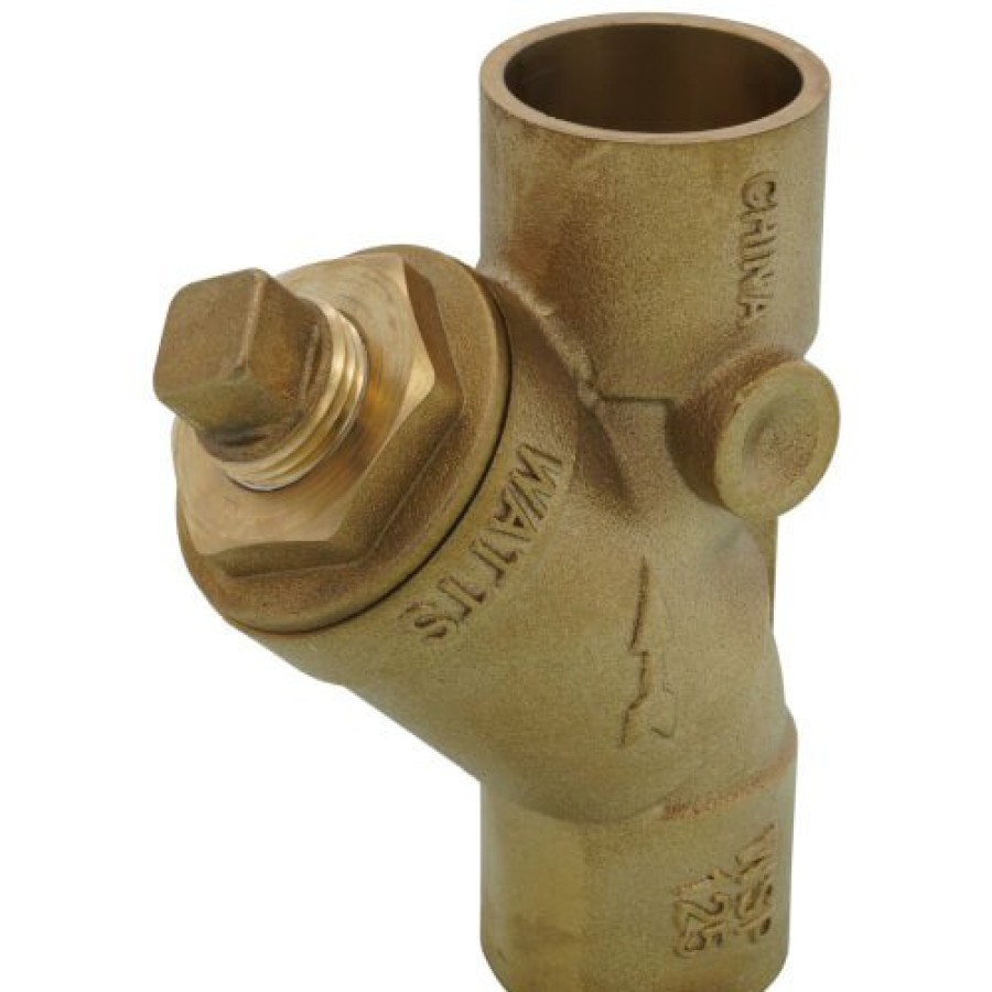 Valves Watts | 1-1/4" Lfs777Si Lead Free Brass Wye Strainer (Solder)