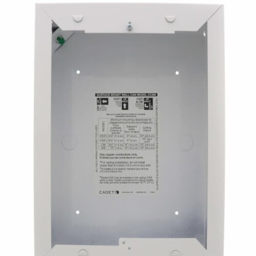 Heating Cadet Wall Heaters | Com-Pak Surface Mount Wall Can (White)